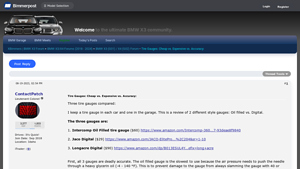 Intercomp - Oil Filled Tire Gauge