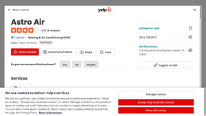 Astro Air - A/C Installation