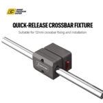 Quick-Release Crossbar Mounting Module – Fast Attachment for 12 mm Bars – CK3-Z05 + CK3-Z06